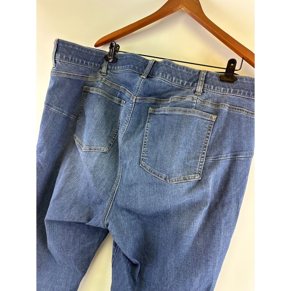 Torrid Bombshell Skinny Blue Jeans Black Denim Distressed Stretch Zip Womens 26R - Picture 5 of 15